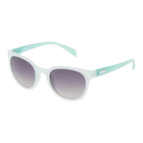 TAOSIXIONG Injection Molded Irregular Shape Sunglasses Women's Green