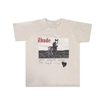 RHUDE Horse Print T Shirt