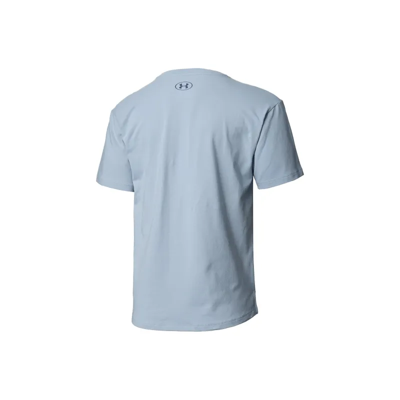 Under Armour Drop Shoulder Sleeve T Shirt Women's Light Blue-1