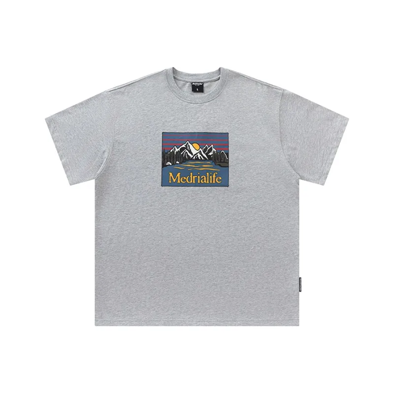 MEDRIA T-Shirt Unisex Heather Gray-0