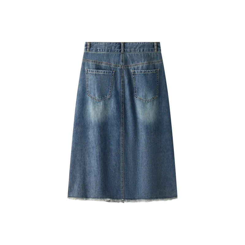 SEM/R Denim Long Skirts Women's-5