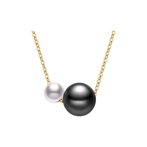 ME LUXE Pearl Pendant Adjustable Double Pearl Women's