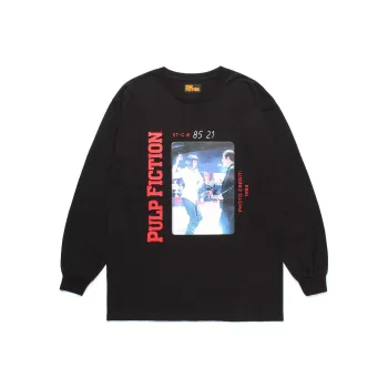 WACKO MARIA Vulgar Novels Collaboration T-Shirts Unisex Black