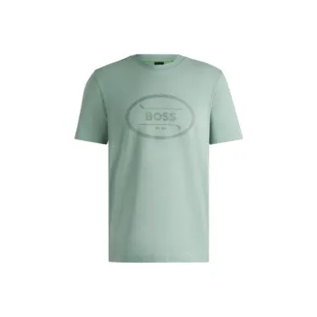 HUGO BOSS SS25 T Shirt Men's Aqua Green