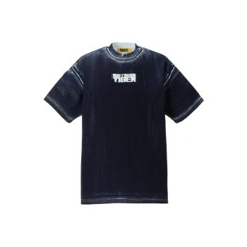 Onitsuka Tiger PRINTED T Shirt Unisex White/Navy Blue