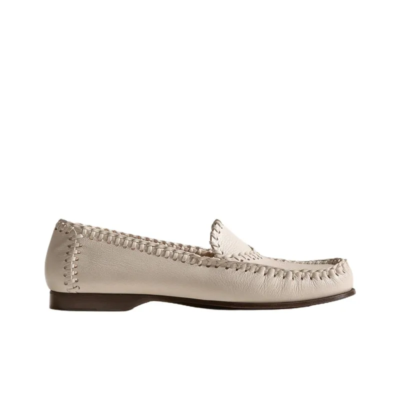 Hereu Sastre Casual Single Shoes Women's Beige-1