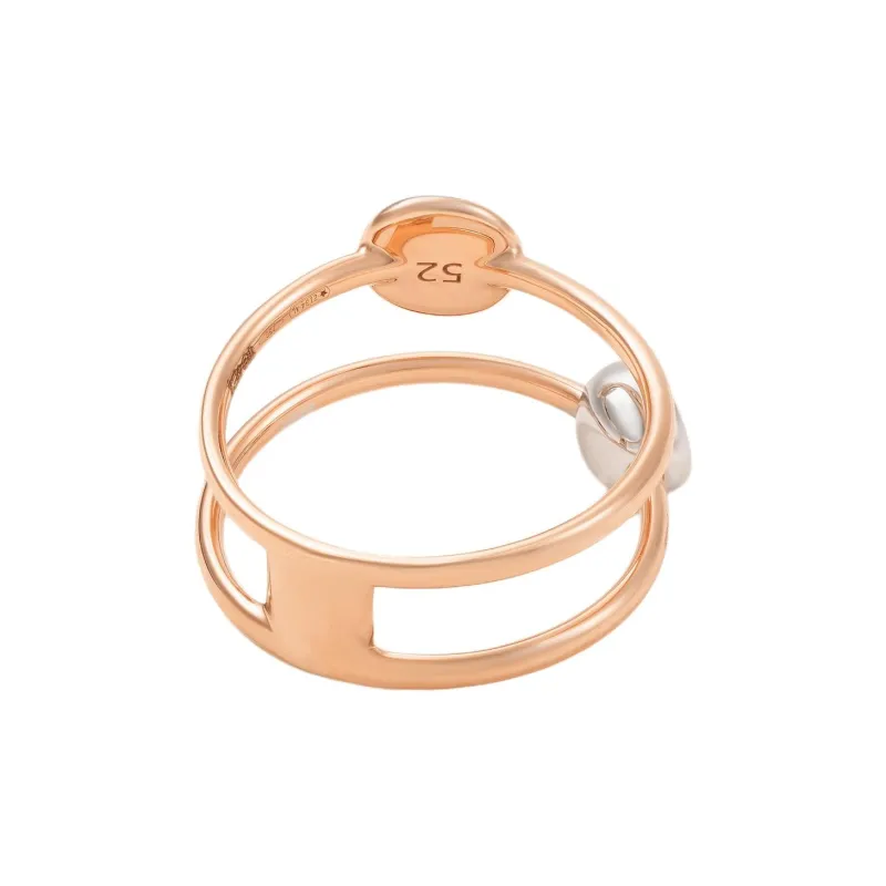 POMELLATO 18K Rose Gold, Rhodium Plated, Diamond Rings Women's-1