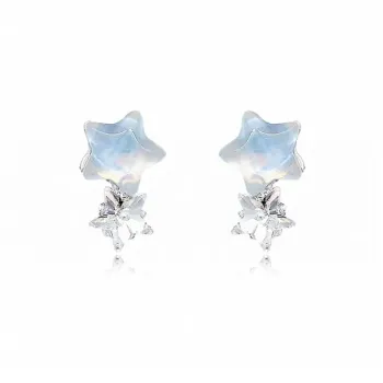 Jin Ruibang Colored Glaze Stud Earrings Women's