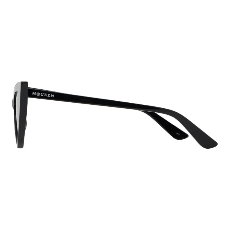 Alexander McQueen Acetate Enamel Cat Eye Sunglasses Women's Black-2