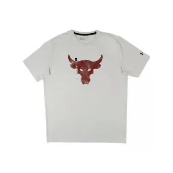 Under Armour ProjectRock Brahma Bull T Shirt Men's Ivory