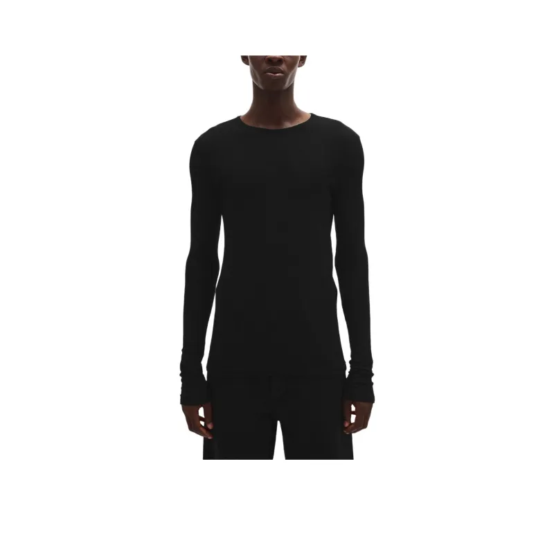 Ann Demeulemeester SS25 T Shirt Men's Black-0