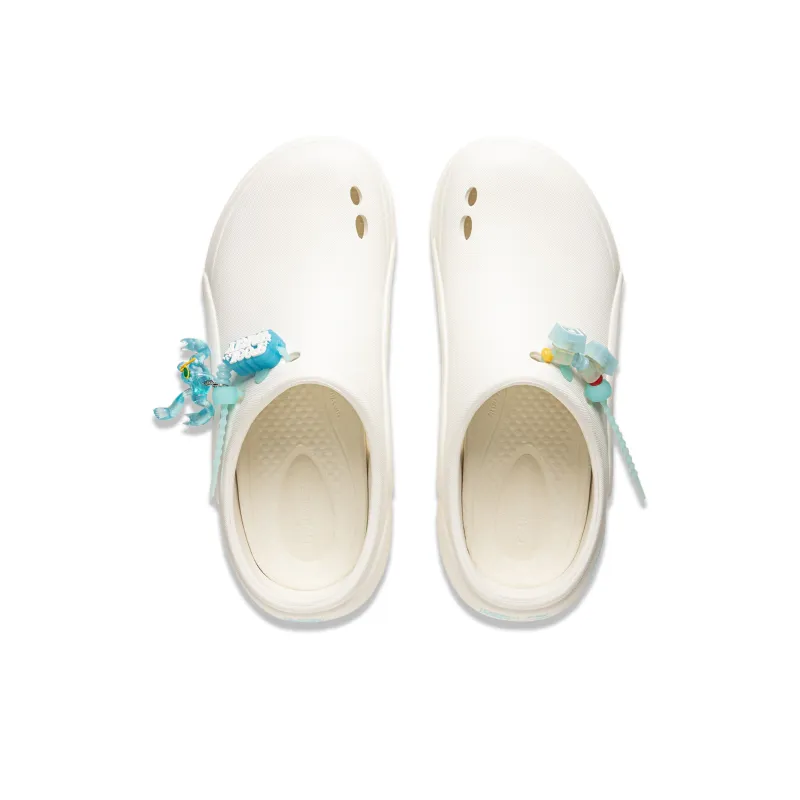 YINGXIONGLIANMENGYONGCHIPAIDUI x LiNing Soft Clogs Unisex White-3