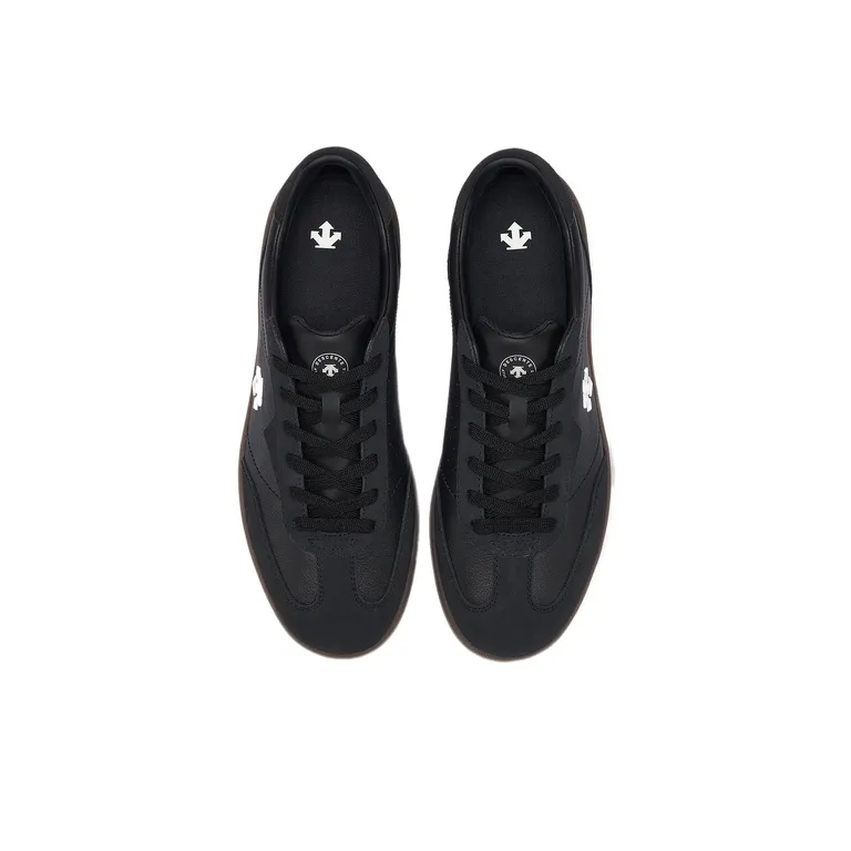 DESCENTE Abrasion Resistant Low Top Casual Shoes Men's Black-2