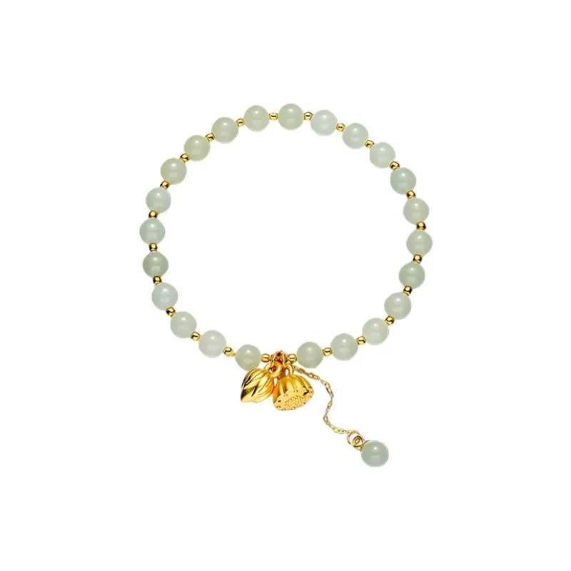 GRACE GIRL Bracelets Pale Greenish White Jade Women's-0