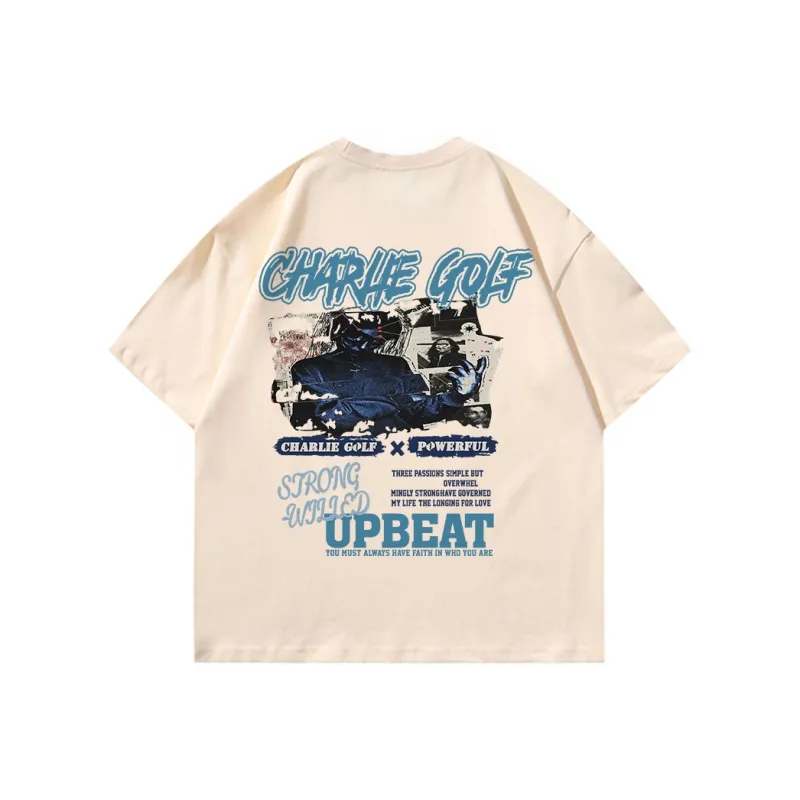 CHARLIE GOLF T Shirt Unisex Apricot-0