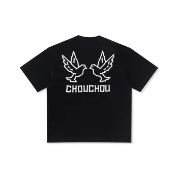 CHOUCHOUS T Shirt Unisex Black Klein Blue