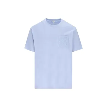 LOEWE Logo Embroidered Crewneck T Shirt