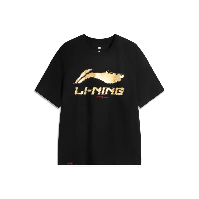 LiNing x GUGONG,LIANMINGKUAN Chinese Culture Series T Shirt Men's Black-0