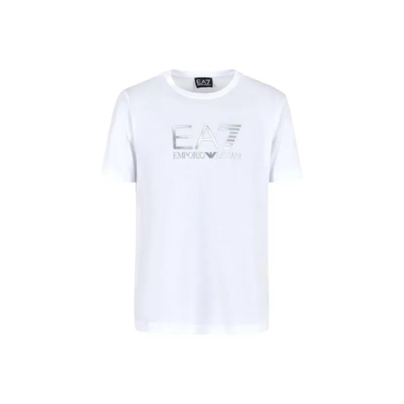 EMPORIO ARMANI Logo Lettering Crewneck T Shirt-0