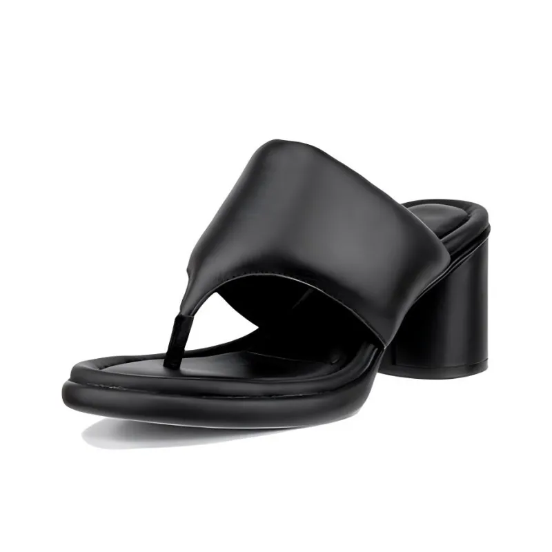 Ecco Flip Flops 5.5cm Women's Black-2