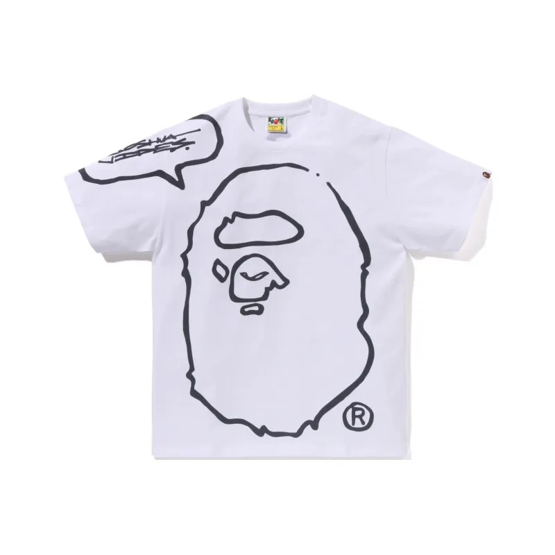 Bape X Joshua Vides Ape Head Tee-2