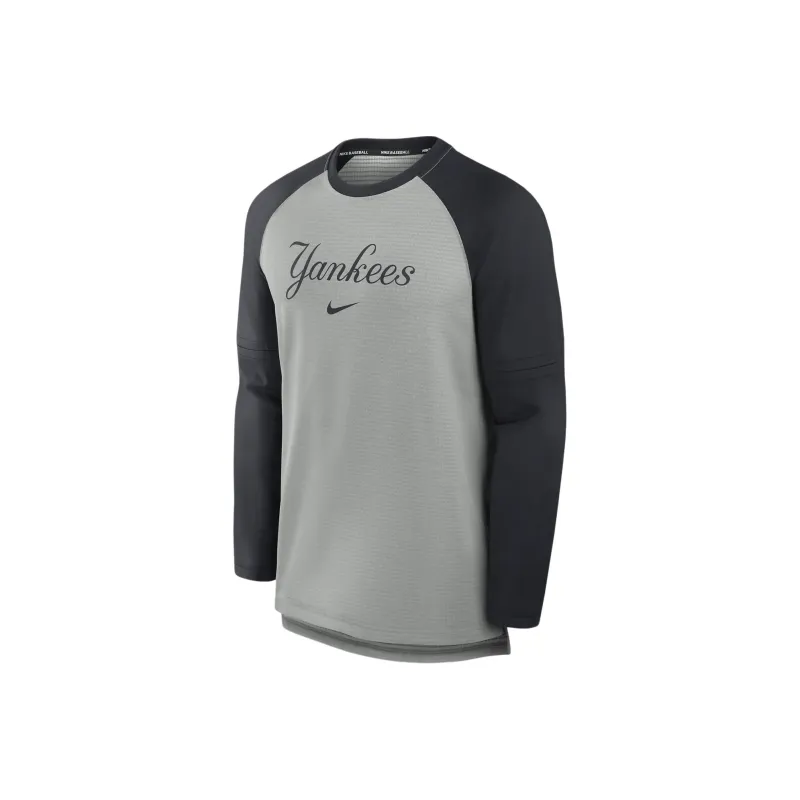 Nike New York Yankees Authentic Collection Game Time T-Shirt Men's Gray-0