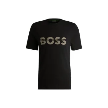 HUGO BOSS Logo Printed Crewneck T Shirt