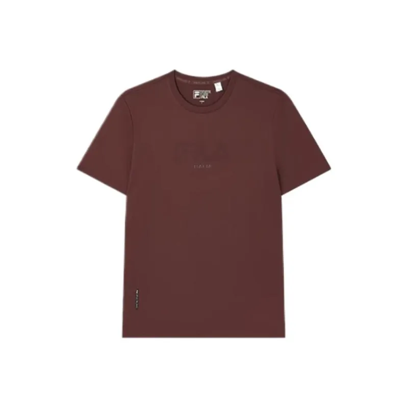 FILA T Shirt Men's Vermilion Dark Red-0