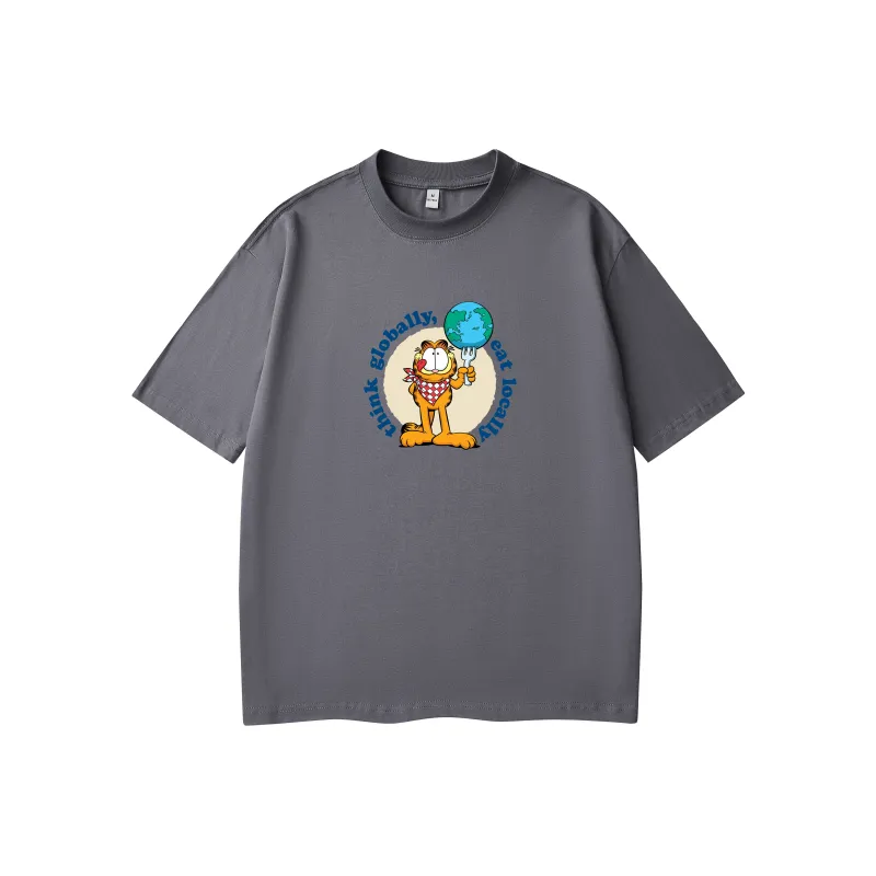FOREVER 21 Garfield Joint Name T Shirts Unisex-3