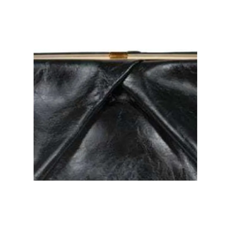 DRIES VAN NOTEN Large Leather Clutch Bag-4