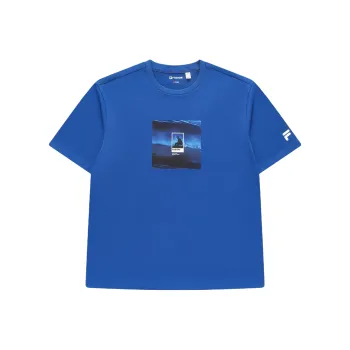 FILA FUSION T Shirt Unisex Distant Blue