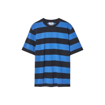 COS T Shirts Men Blue