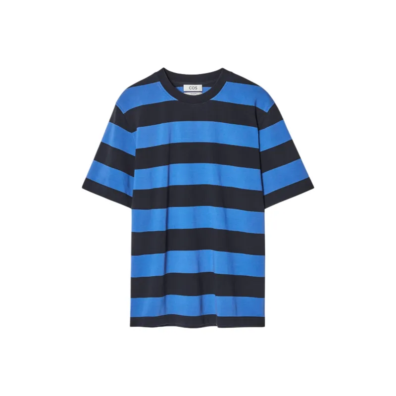 COS T Shirts Men Blue-0