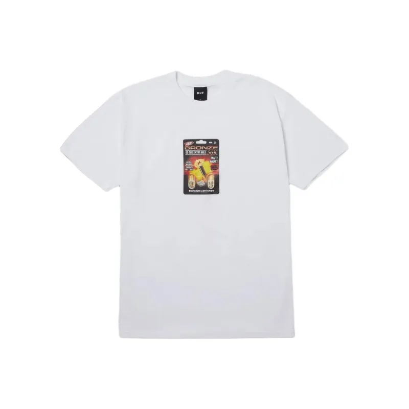 HUF Bronze56k Collaboration T-Shirts Unisex White-0