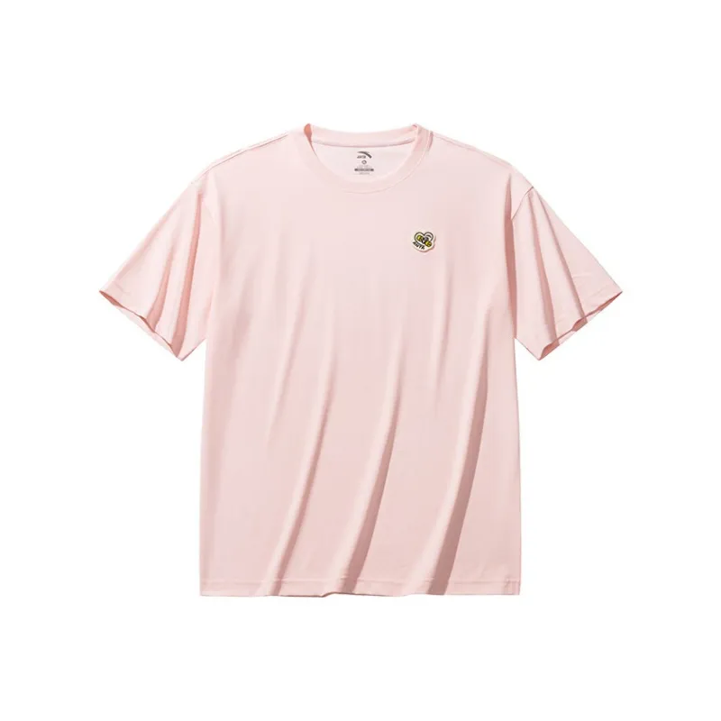 Anta Life Collection T Shirt Unisex Ice Cream Pink-0