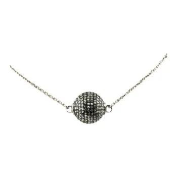CHANEL 2021 Mirror Ball Pendant Necklace Costume Necklace