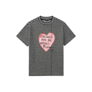 ANDERSSON BELL Heart print T shirt