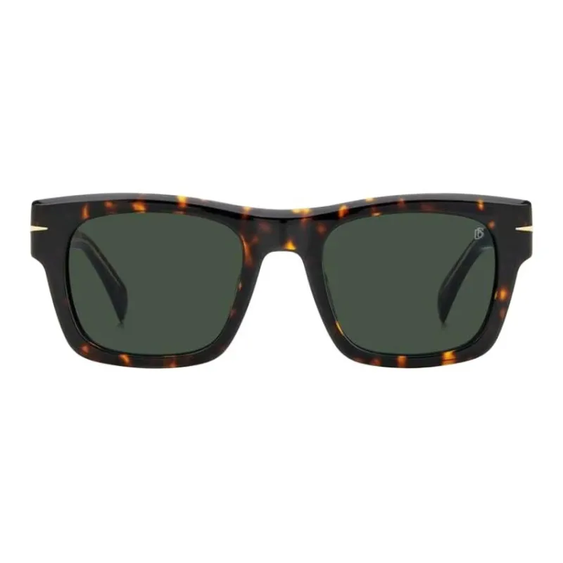David Beckham Acetate Square Sunglasses Unisex Tortoiseshell-1
