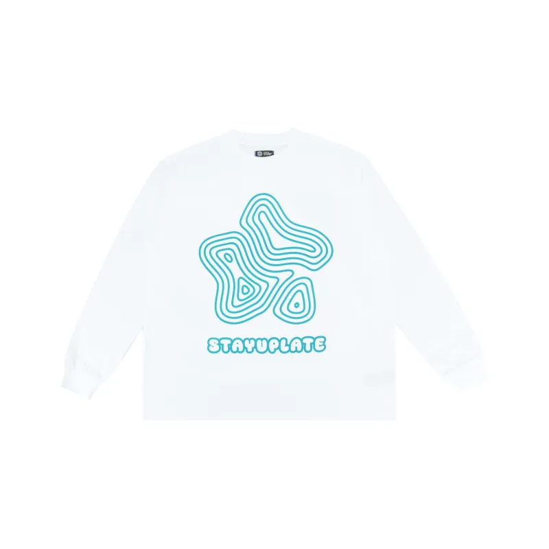 STAY UP LATE T Shirt Unisex White-0