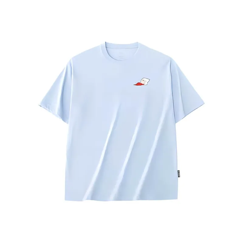 CHAOJIANTA x DALISHUISHOU LIANMINGKUAN T-Shirt Unisex Dusty Blue-0