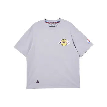 JACK JONES· x NBA Jack&Jones X Lakers Nba T Shirt Men's Gray Purple