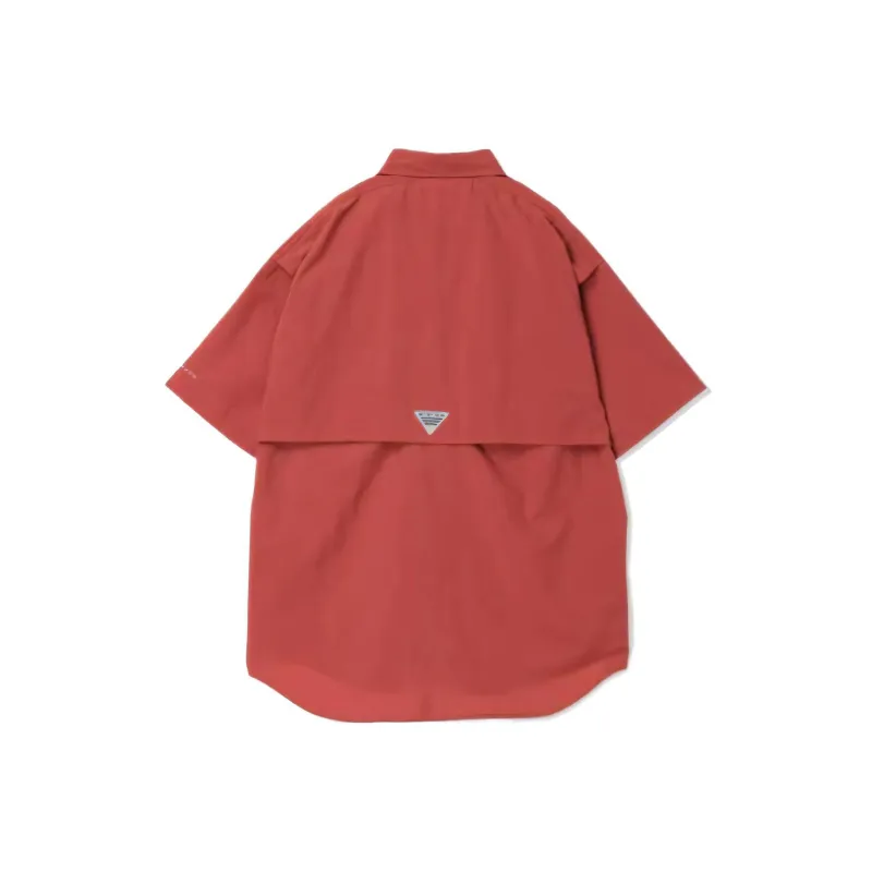 Columbia Bahama Shirt Men's Deep Red-1