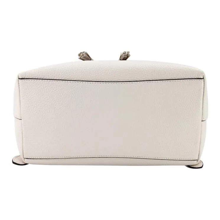 COACH Disney Collaboration Elle Canvas With Leather Kids' Backpack Medium Size Women's White Multicolor Monogram-4