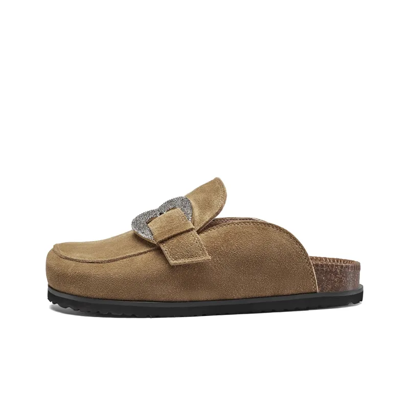 YEARCON Rubber Sole Slip Resistant Wrap toe Slippers Women's-0