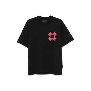 AMIRI Ma Quad Logo Printed Crewneck T Shirt