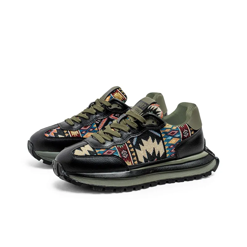 Team Bees Wear Resistant Coverage Slip Resistant Low Top Chunky Sneakers Men's-5