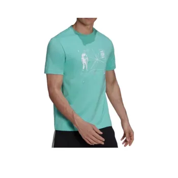 Adidas T Shirts Men Green