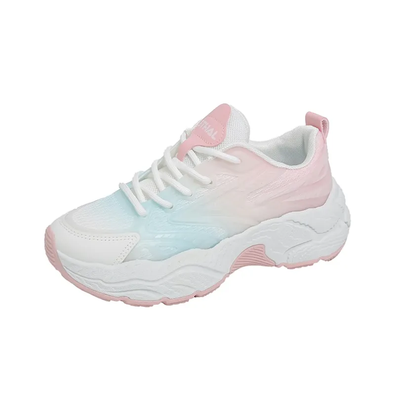 BINGO DUCK Coverage Slip Resistant Height Increasing Low Top Chunky Sneakers Women's-9