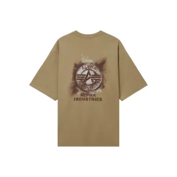 Alpha Industries T Shirt Unisex BGD/Brown