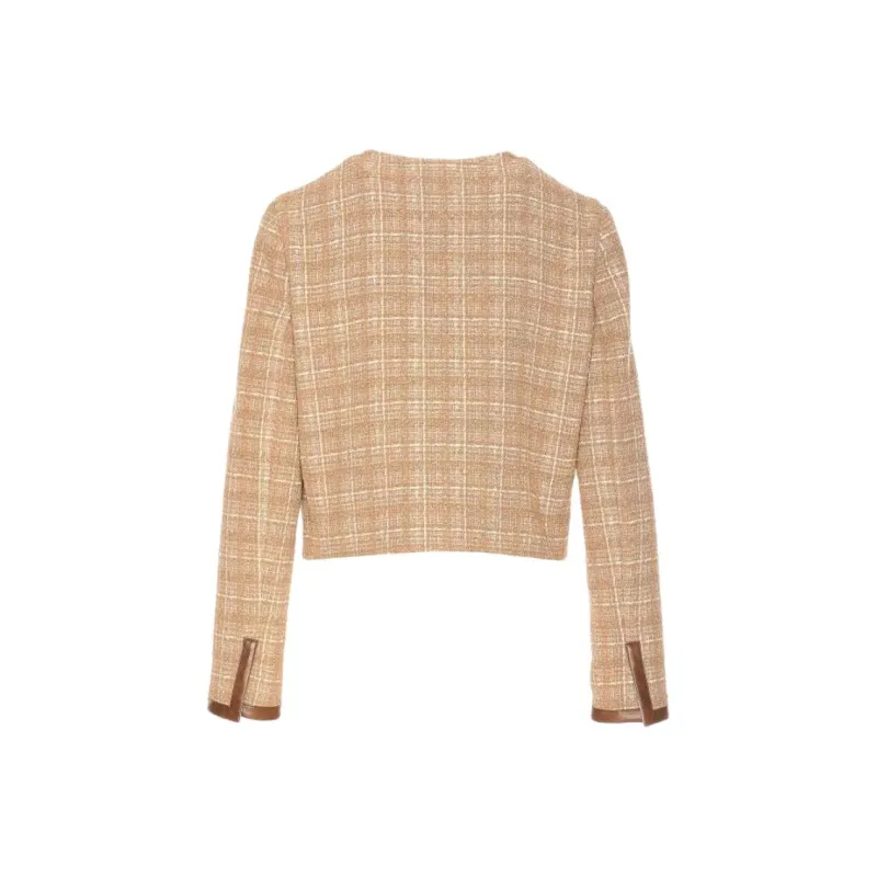 PINKO Small Open Tweed Jacket-1